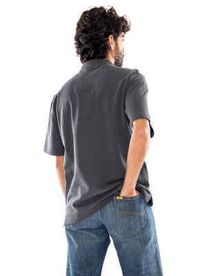 Carhartt WIP S/S Wayne Polo Black - Polo Uomo a Maniche Corte Nera I035317 89GD CARHARTT WIP 