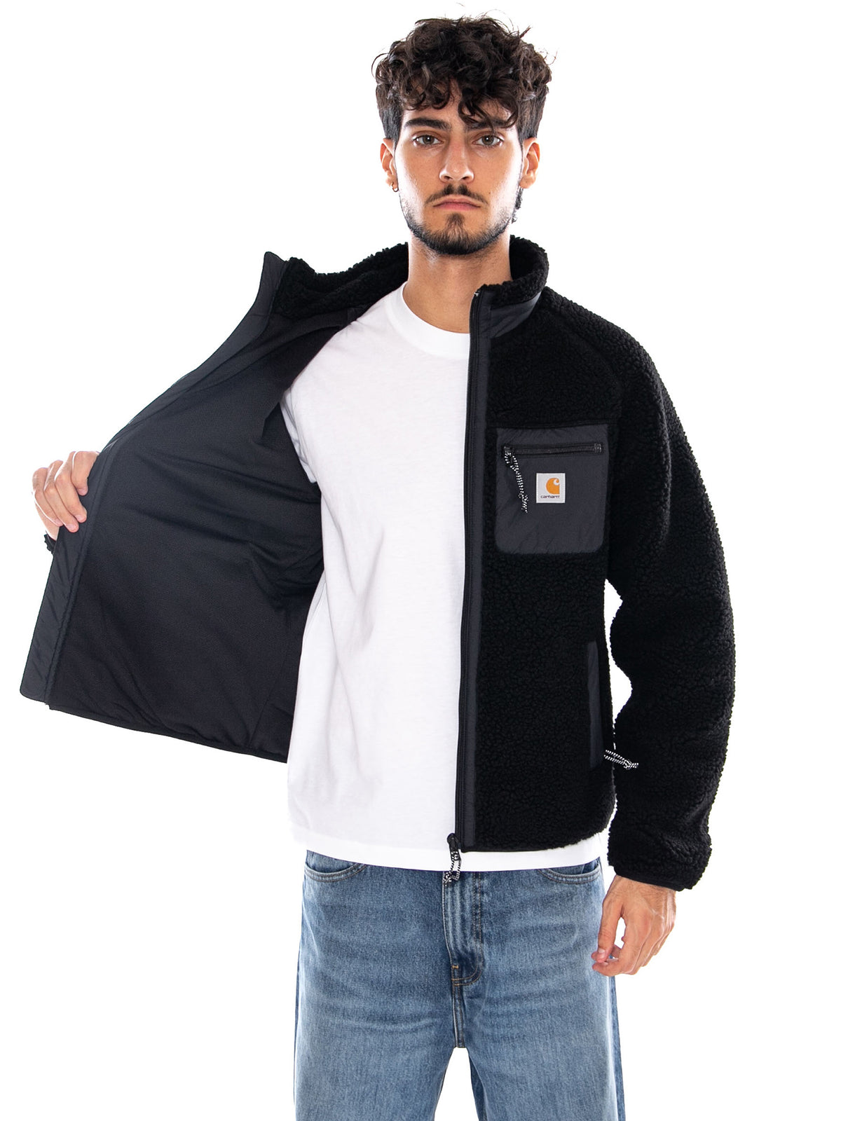PRENTIS LINER BLACK / BLACK - Giacca Uomo Nera I035696 00EXX CARHARTT WIP 