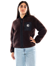 Carhartt WIP W' Janet Liner Palisander / Black - Giacca Donna Marrone e Nera  Donna CARHARTT WIP