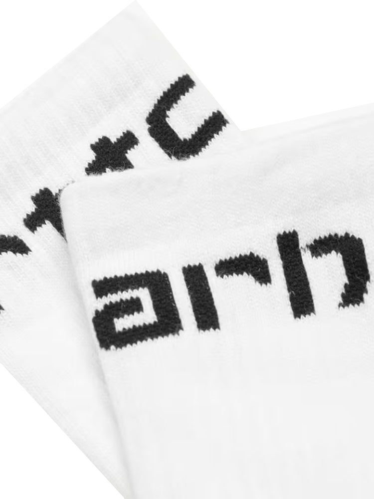 CARHARTT WIP CARHARTT SOCKS WHITE / BLACK - Calzini Bianchi I036748 00AXX CARHARTT WIP 
