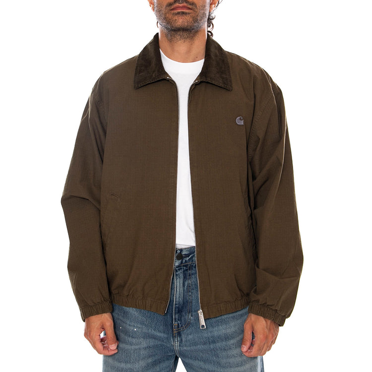 MADISON RIPSTOP JACKET DARK BEECH / BLACK - Giacca Uomo Verde I036804 3TUGD CARHARTT WIP 