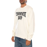 DECK SWEATER WAX / BLACK - Rundhals-Sweatshirt Herren Creme Herren CARHARTT WIP