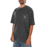 S/S LOOSE POCKET T-SHIRT BLACK - Herren-Crewneck-Shirt Schwarz Herren CARHARTT WIP