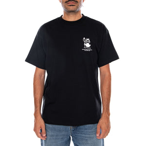 S/S BUMPER CAR T-SHIRT BLACK - Maglietta Girocollo Uomo Nera I036888 89XX CARHARTT WIP 