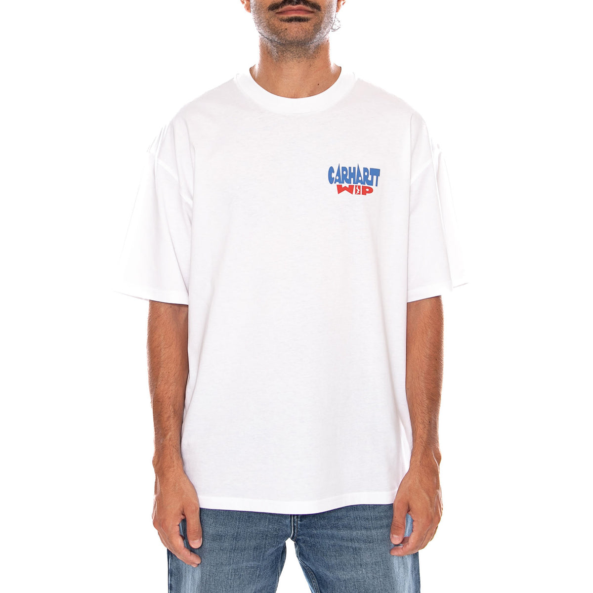 S/S LUGGAGE LABEL T-SHIRT - Maglietta Girocollo Uomo Bianca I036892 02XX CARHARTT WIP 