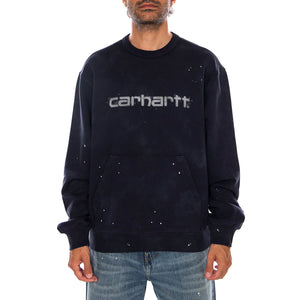 PAINTER SWEAT DARK NAVY - Felpa Girocollo Uomo Blu Scuro I036899 1CEJ CARHARTT WIP 