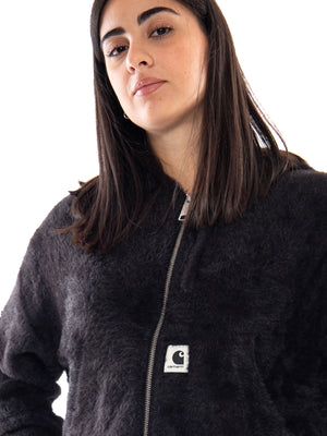 Carhartt WIP W' Maine Active Sweater Jacket Black - Giacca in Maglia Donna Nera I037037 89XX CARHARTT WIP 