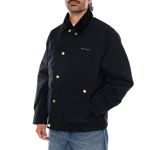 QUENTIN JACKET BLACK / BLACK - Giacca Uomo Nera I037047 00EXX CARHARTT WIP 