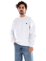 MACK SWEAT ASH HEATHER / BLACK - Crewneck Sweatshirt Herren Grau Herren CARHARTT WIP