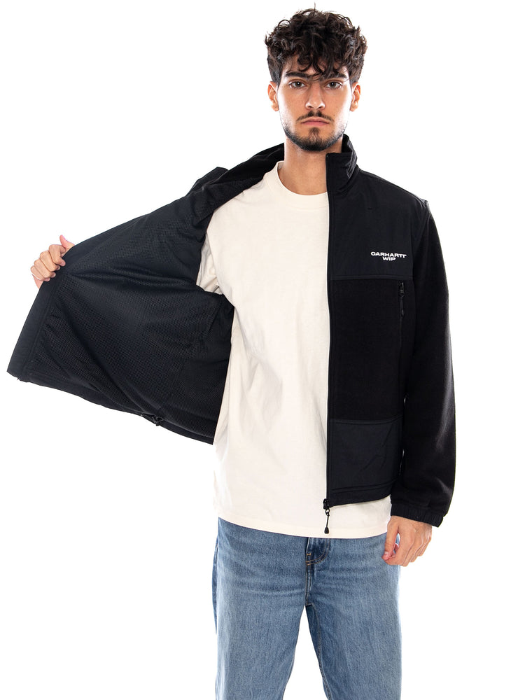 EDMORE JACKET BLACK / WHITE - Giacca Uomo Nera I037138 0D2XX CARHARTT WIP 