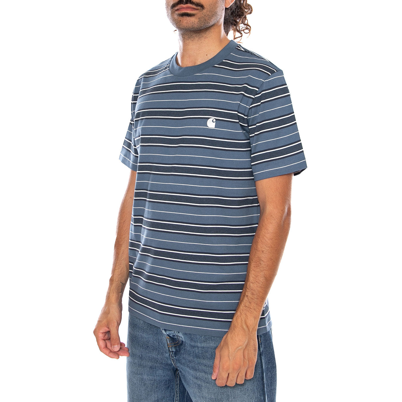 S/S BRONSON T-SHIRT ICESHEET - Maglietta Girocollo Uomo Multicolore I037145 3UFXX CARHARTT WIP 