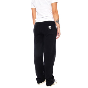 W' CASSIE SWEAT PANT BLACK / SILVER - Pantaloni Donna Neri I037149 0M4XX CARHARTT WIP 