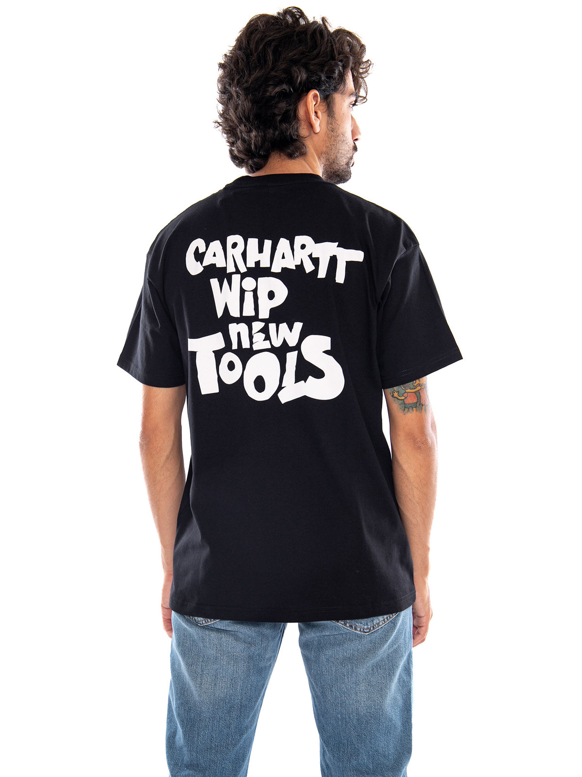 S/S Cutout T-Shirt Black - Maglietta Girocollo Uomo Nera I037221 89XX CARHARTT WIP 