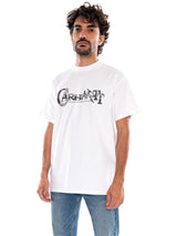 S/S Chinsel Script T-Shirt White - Maglietta Girocollo Uomo Bianca  Uomo CARHARTT WIP