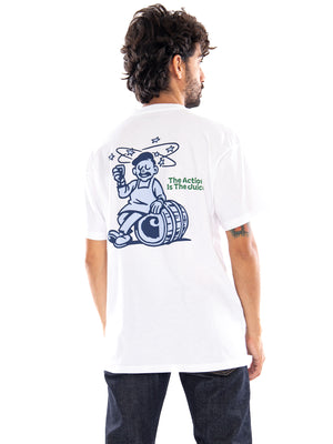 Carhartt WIP S/S Grape Picker T-Shirt White - Maglietta Girocollo Uomo Bianca I037231 02XX CARHARTT WIP 