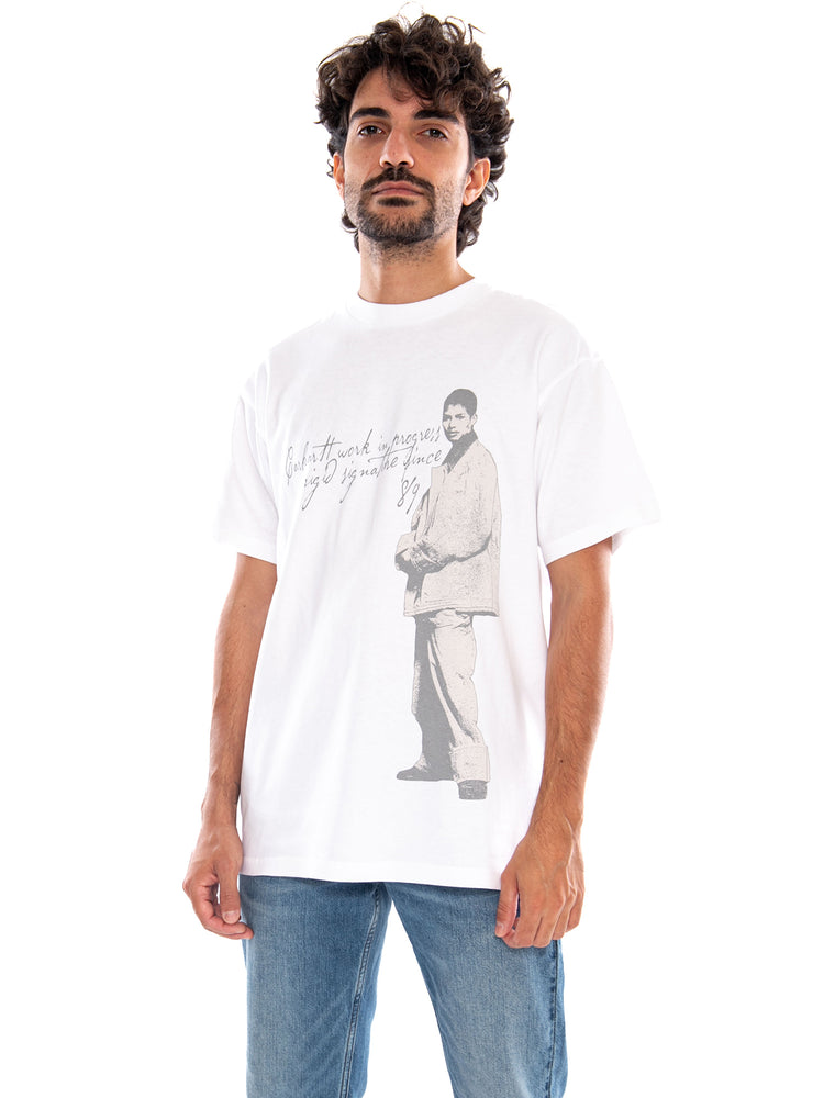 S/S Archive '95 T-Shirt White - Maglietta Girocollo Uomo Bianca I037236 02XX CARHARTT WIP 