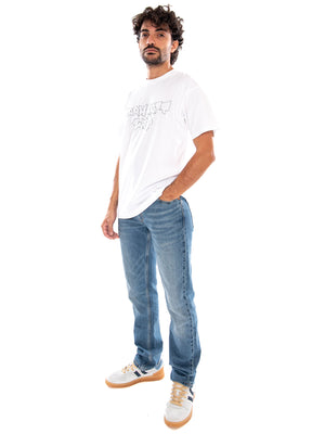 S/S Blinkerfluid T-Shirt White - Maglietta Girocollo Uomo Bianca I037237 02XX CARHARTT WIP 