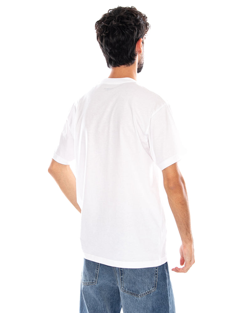 S/S OLD PAINTER T-SHIRT WHITE - Maglietta Girocollo Uomo Bianca I037248 02XX CARHARTT WIP 