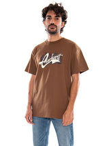 S/S Boogie Night T-Shirt WIP H Brown - Maglietta Girocollo Uomo Marrone  Uomo CARHARTT WIP