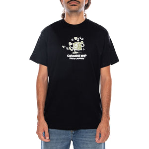 S/S DIRTY LAUNDRY T-SHIRT BLACK - Maglietta Girocollo Uomo Nera I037262 89XX CARHARTT WIP 