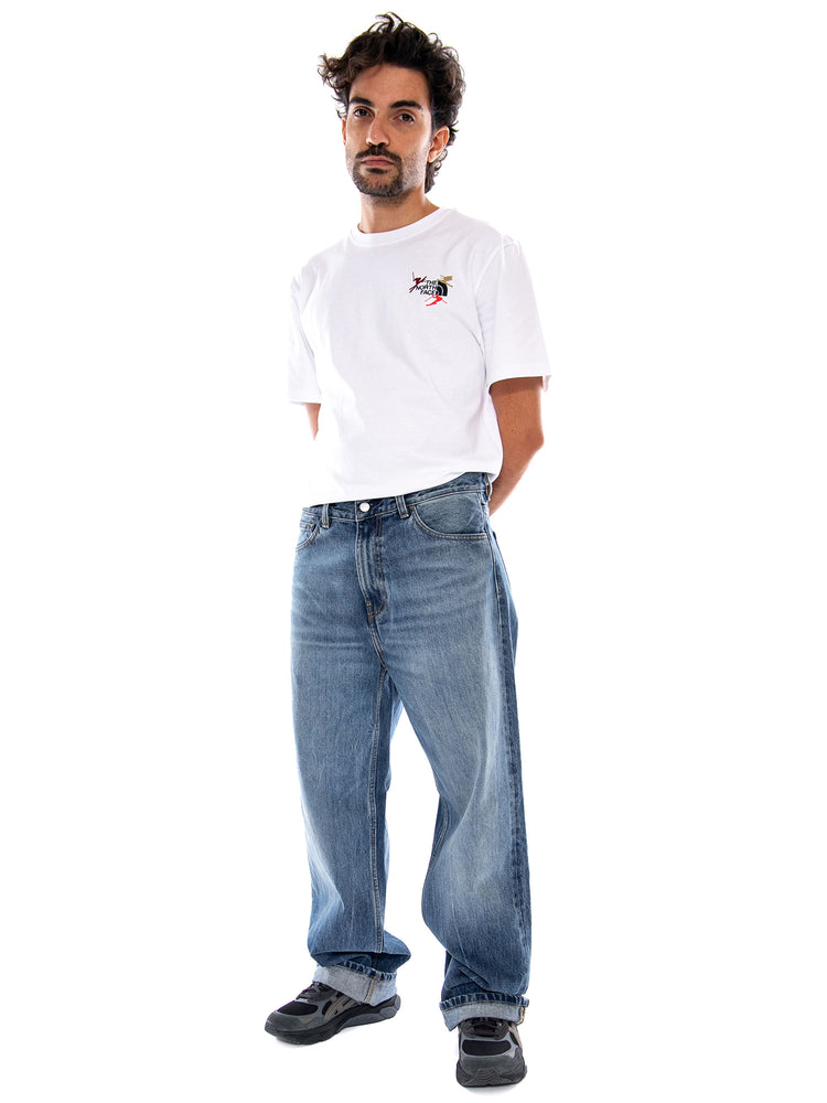 Payson Pant Blue marble used wash - Pantaloni Denim Jeans Uomo Blu I037534 017X CARHARTT WIP 