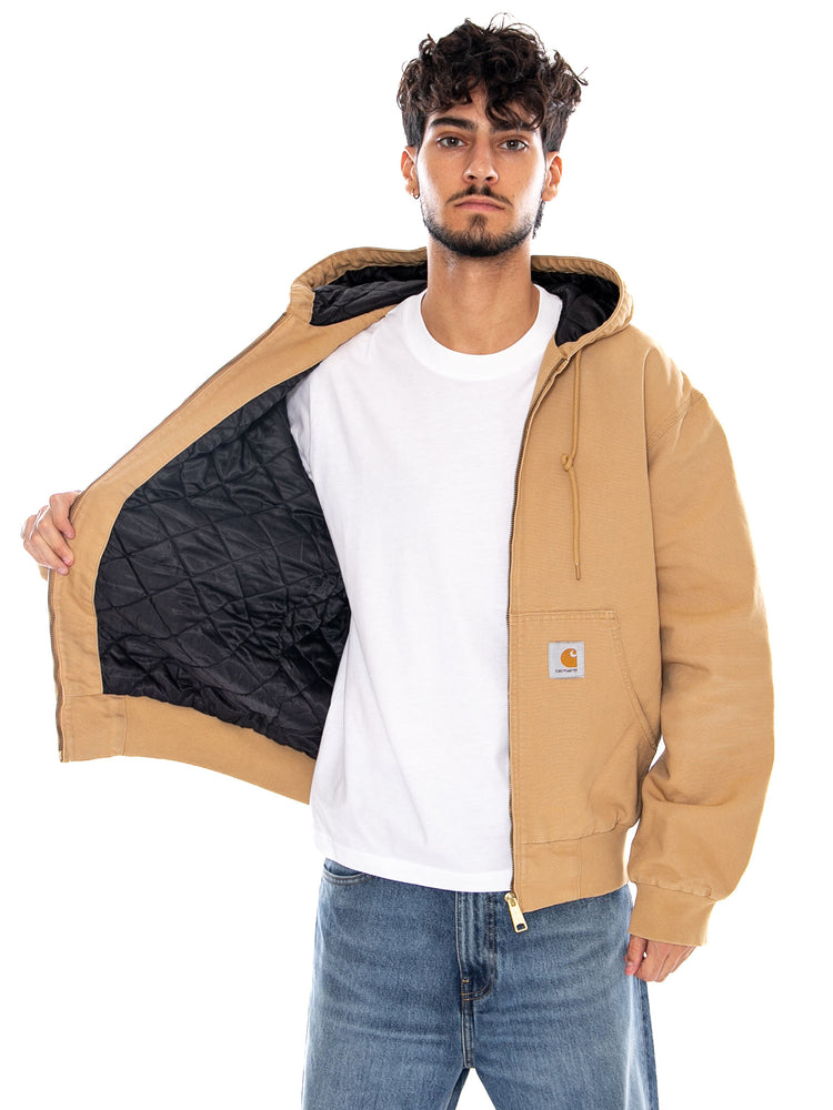 OG ACTIVE JACKET WIP DUSTY H - Giacca Uomo Marrone I037584 3TF4O CARHARTT WIP 