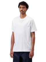 CARHARTT WIP STANDARD CREW NECK 2 PACK T-SHIRT WHITE / WHITE - Zweier-Set Weiße Rundhals-T-Shirts für Herren  Herren CARHARTT WIP