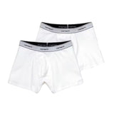 COTTON TRUNKS WHITE / WHITE - Set da Due Paia di Boxer Uomo Bianchi  Uomo CARHARTT WIP