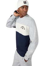 CREWNECK SWEATSHIRT OXFORD GREY - Crewneck Sweatshirt Herren Grau Herren CHAMPION