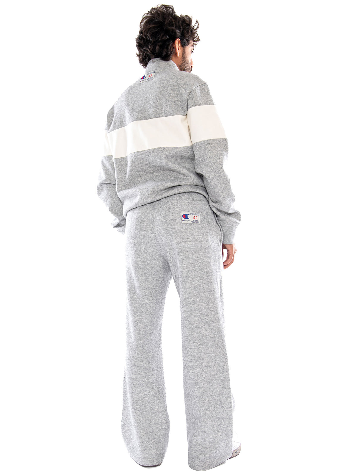 Champion Straight Hem Pants NOXM Grey - Pantaloni Sportivi Uomo Grigi<BR/><BR/> 223487 EM021 CHAMPION 