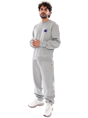 Champion Crewneck Sweatshirt OXGM - Felpa Uomo Girocollo Grigia 223495 EM006 CHAMPION 