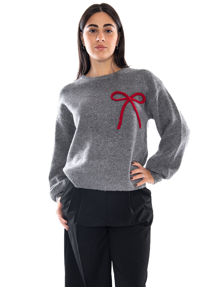 Compañía Fantástica Jumper Multicolore - Maglia Donna Grigia 63C/10404 MLT COMPANIA FANTASTICA 