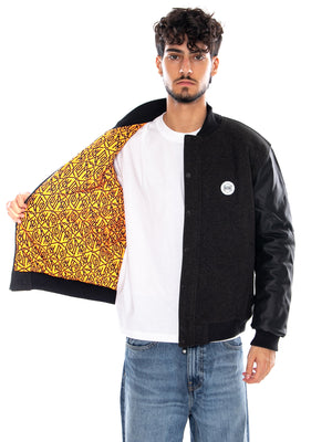 CORPORATE BOMBER BLACK - Giacca Bomber Uomo Nera JK646 JO DOLLY NOIRE 