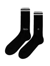 DOLLY NOIRE LOGO SOCKS BLACK / WHITE - Socken Schwarz  ACCESSOIRES DOLLY NOIRE