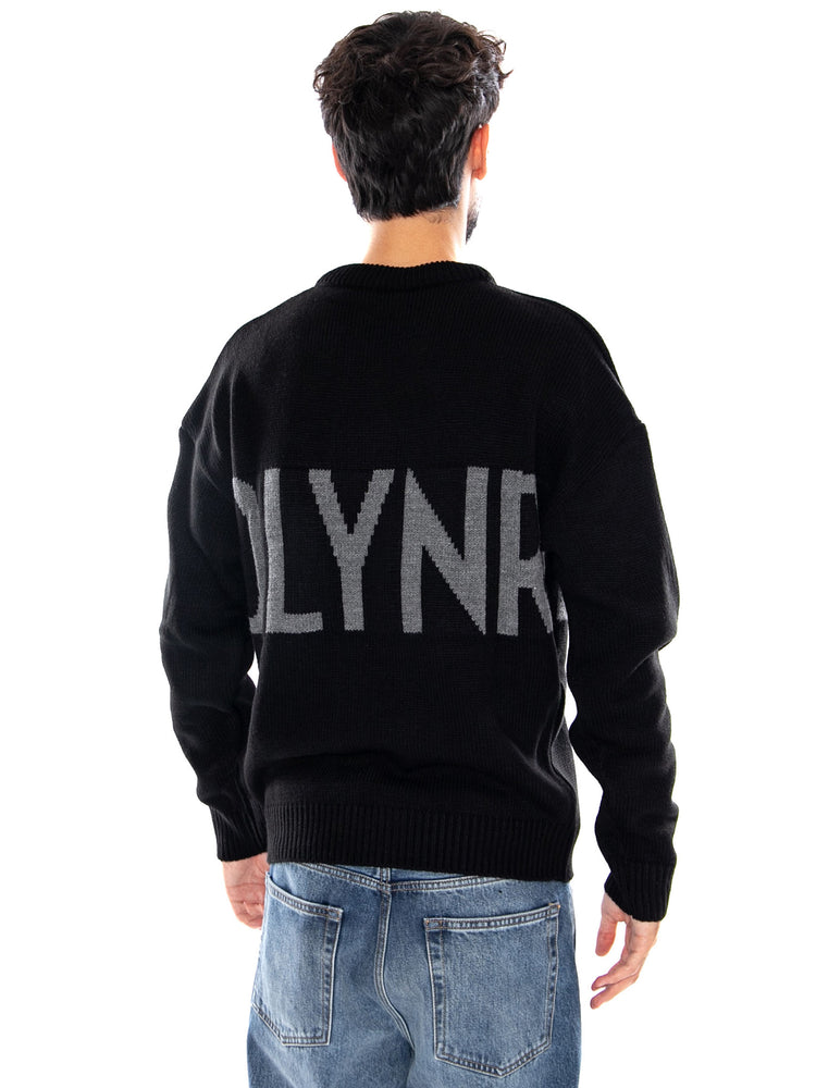 DLYNR SWEATER BLACK - Maglione Uomo Nero SV361 SO DOLLY NOIRE 