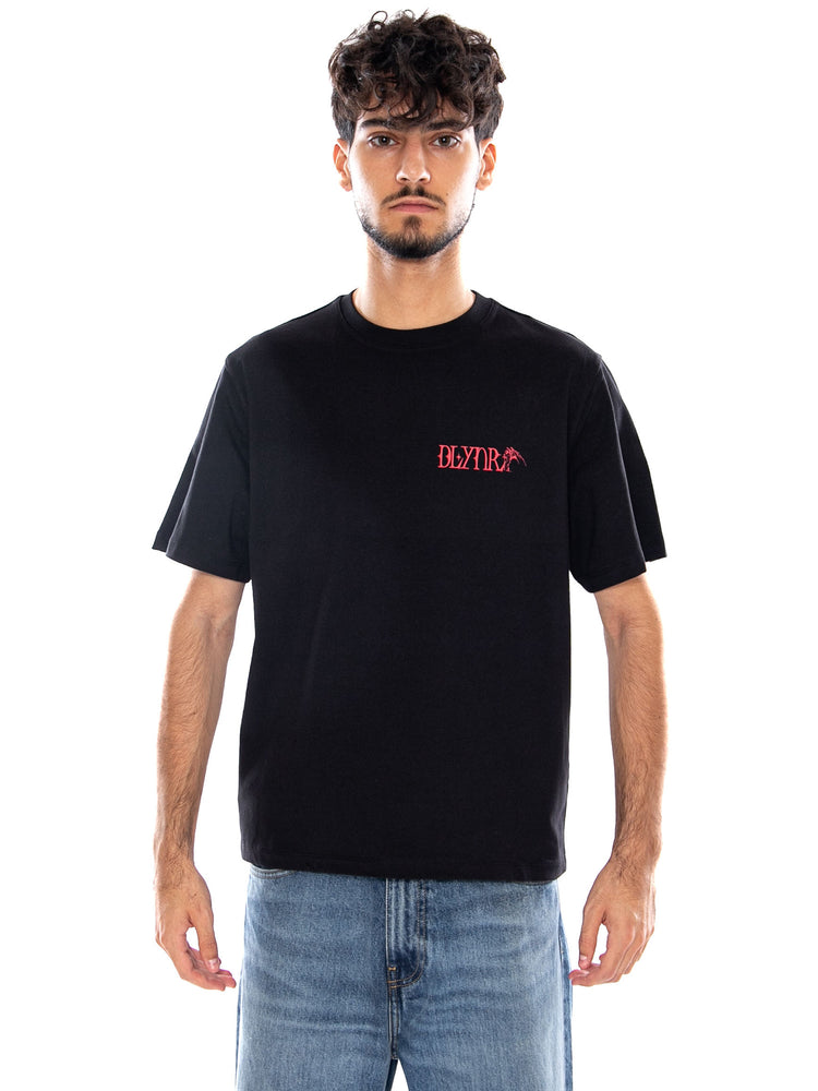 AMBITION TEE BLACK - Maglietta Girocollo Uomo Nera TS1305 T4 DOLLY NOIRE 