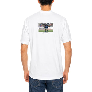 Live Is Life Tee White - Maglietta Girocollo Uomo Bianca TS1366 T4-02 DOLLY NOIRE 