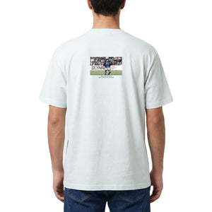 Live Is Life Tee Ice Melt - Maglietta Maradona Girocollo Uomo Celeste TS1366 T4-03 DOLLY NOIRE 