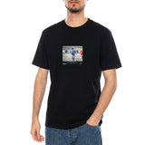 "Partita del Fango" Tee Black - T-Shirt Maradoa Rundhals Herren Schwarz Herren DOLLY NOIRE