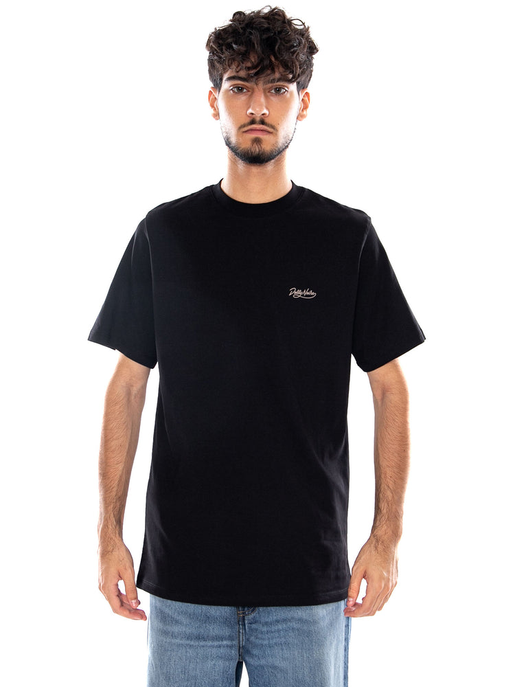 ASSO DI DENARI TEE BLACK - Maglietta Girocollo Uomo Nera TS916 TT DOLLY NOIRE 