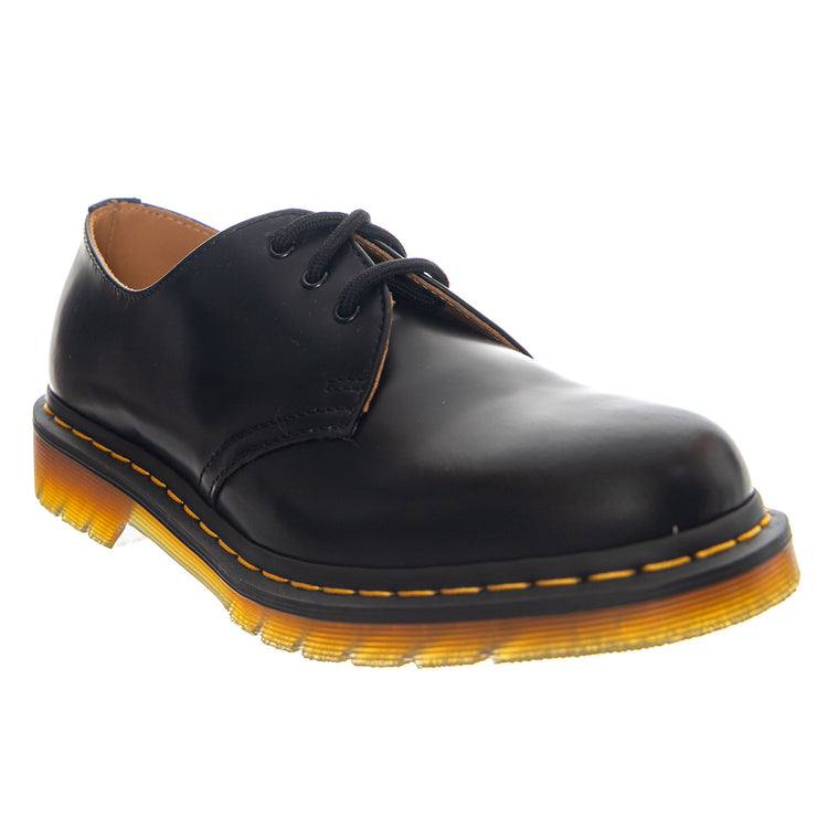 1461 Black Smooth 3 Eye Shoe - Scarpe Stringate Profilo Basso Uomo Nere 11838002 BLK DR.MARTENS 