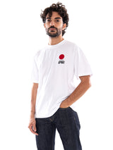 Sun TS SS White - Crewneck T-Shirt Herren Weiß EDWIN