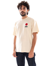 Edwin Sun TS SS Fog - T-Shirt Herren Beige  Herren EDWIN