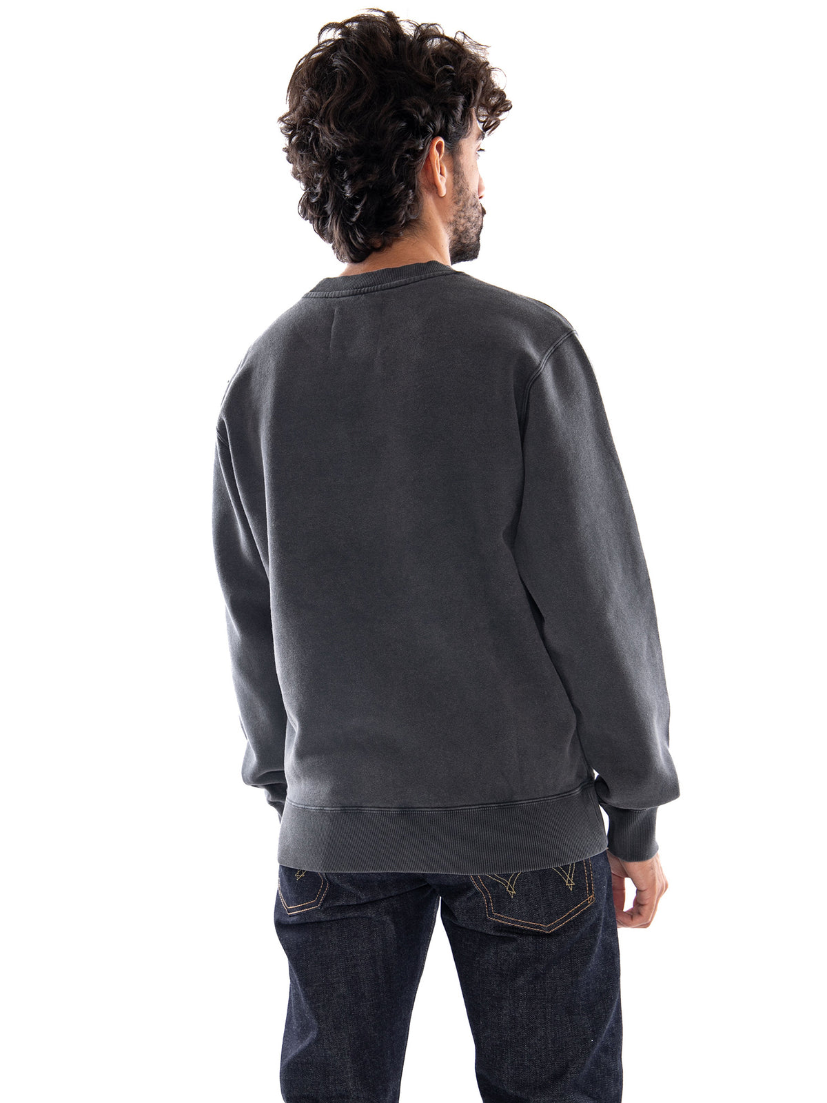 Edwin Axiom Crew Sweat Grey - Felpa Uomo Grigia I035780 91.5Z EDWIN 