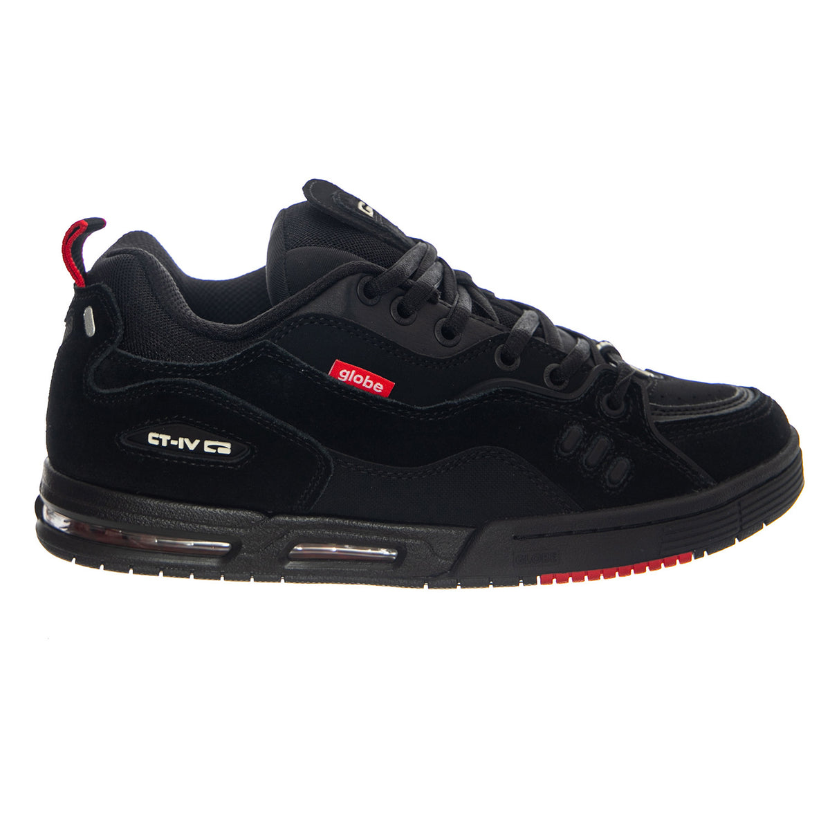 Globe CT-4 Black/Suede - Scarpe Uomo Nere in Pelle Scamosciata GBCT4 10040 GLOBE 