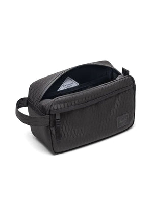 Herschel Chapter Travel Kit Black Diamond/Black - Beauty Case da Viaggio Nero 30064 07391 HERSCHEL 