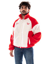 Kaotiko Après Ski Fleece Jacket Ivory Red - Fleece Jacke in Elfenbein und Rot Herren KAOTIKO