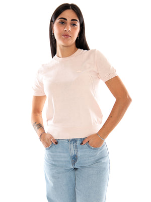 Lacoste T-shirt Girocollo Pink - Maglietta Donna Rosa AF5025 N6I LACOSTE 
