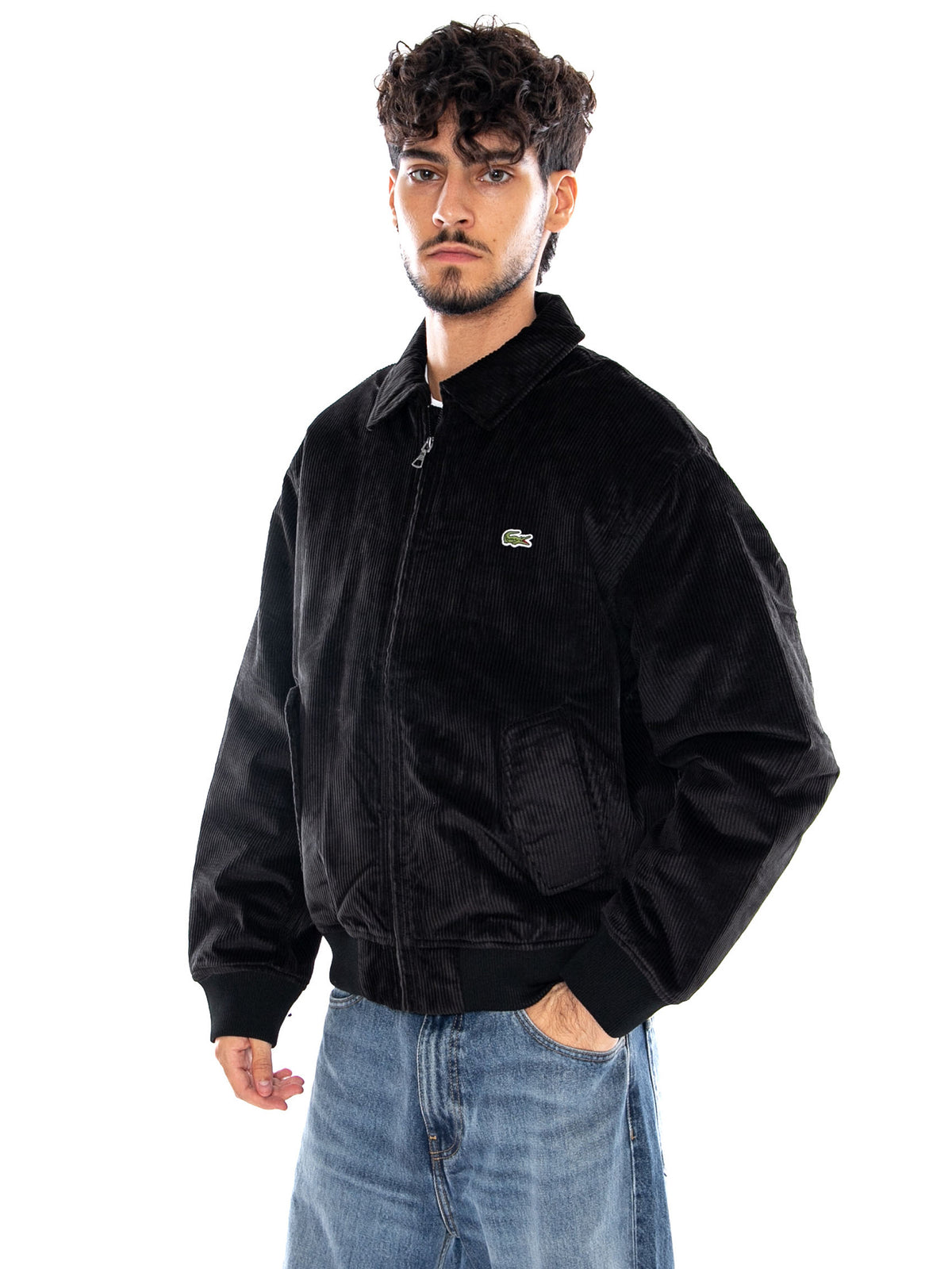 BLUSONE BLACK - Giacca Uomo Nera BH2994 031 LACOSTE 