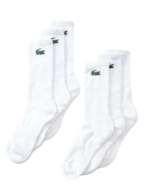 LACOSTE 6PK WHITE - Set da 6 Paar Weiße Socken - LACOSTE ACCESSOIRES
